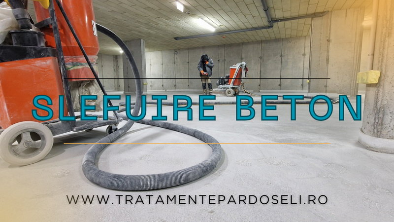 Slefuire pardoseli beton